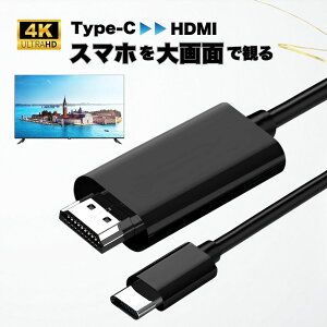 �~���[�����O iPhone HDMI �^�C�vC �ϊ� �X�}�z �e���r�ڑ� �X�}�z���e���r�Ō��� �P�[�u�� type-c