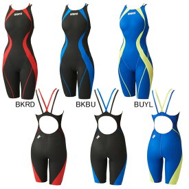 【15%OFF】アリーナ(ARENA) 女性用 競泳水着 AQUA ADVANCED ウイメンズレーシングワンピーススパッツ(オープンバック・ハーフレッグ) ARN-4020W