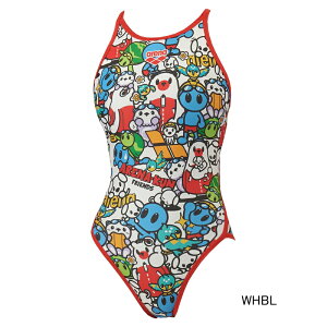 【15%OFF】アリーナ(ARENA) アリーナくん 女児用 練習用水着 タフスーツジュニアトレーニングワンピース(オープンバック) AS5FWM40G