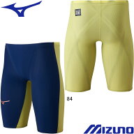 ミズノ(MIZUNO) 男性用 競泳水着 GX・SONIC ROYAL PW メンズハーフスパッツ N2MBD001