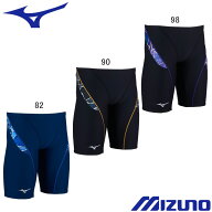 【14%OFF】ミズノ(MIZUNO) 男児用 練習用水着 エクサスーツ ジュニアハーフスパッツ N2MBD988