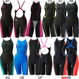 【15%OFF】スピード(SPEEDO) 女性用 競泳水着 FLEX Σ x レディスオープンバックニースキン SCW12301F