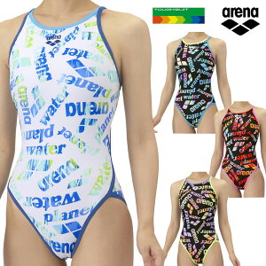 アリーナ 練習用水着 レディース 新作 2025秋冬 タフスーツ 競泳水着 ハイレグ ハイカット arena トレーニング ワンピース オープンバック 女性用 競泳用水着 練習水着 TOUGHSUIT おしゃれ かわい