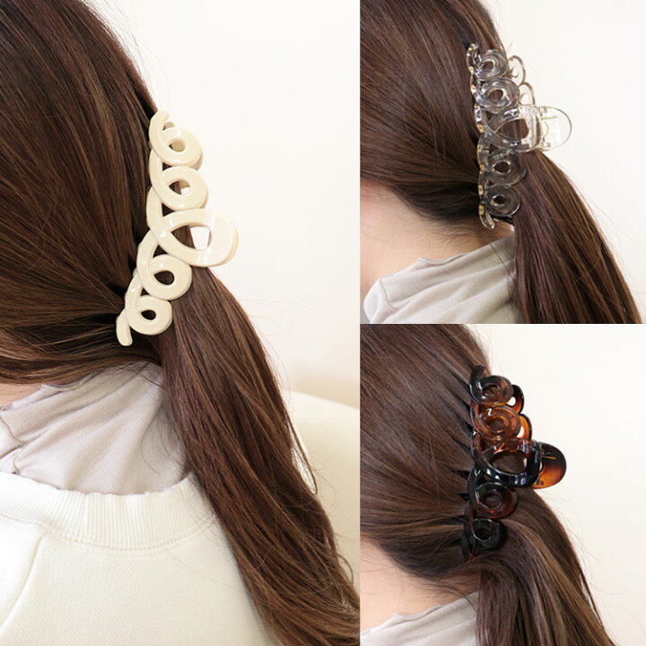ヘアアクセ ヘア アクセサリー ヘアアクセサリー ヘアクリップ バレッタ アレンジ クリア マーブル パール マット カラバリ豊富 レディース おしゃれ シンプル ママ 入学式 卒園式 母の日 プレゼント ギフト emesuelee closet uni 期間限定SALE★ensembleパール付シェル調マーブルバレッタ