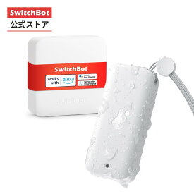 SwitchBot 防水温湿度計 アレクサ 温度計 湿度計 - スイッチボット ワイヤレス 室内 屋外用 温湿度計 スマホで温度湿度管理 デジタル 高精度 コンパクト 温度 湿度 異常通知 グラフ記録 スマートホーム(W3400010)