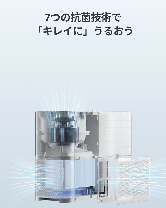 楽天市場】SwitchBot 加湿器 気化式 アレクサ 大容量 4.5L 最大21畳 