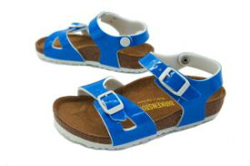 ビルケンシュトック BIRKENSTOCK リオ キッズ 子供靴 男の子 女の子 ジュニア キッズ サンダル 0831873 0831863 0831883 Rio Kids コンフォートサンダル パテント ブルー イエロー ピンク あす楽 ≪5500円 福袋対象商品≫ evid o-sg /- |3