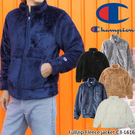 ＼最大1000円OFFクーポン有／チャンピオン Champion アパレル メンズ C3-L616 フルジップフリースジャケット アウター ジャケット ジップアップ フリース ボア もこもこ 上着 羽織 紺 黒 青 白 ベージュ 送料無料 あす楽 ≪11000円 福袋対象商品≫ evid2 |6