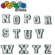 ＼ポイント7倍／クロックス crocs ジビッツ jibbitz letter キッズ メンズ レディース アルファベット N…