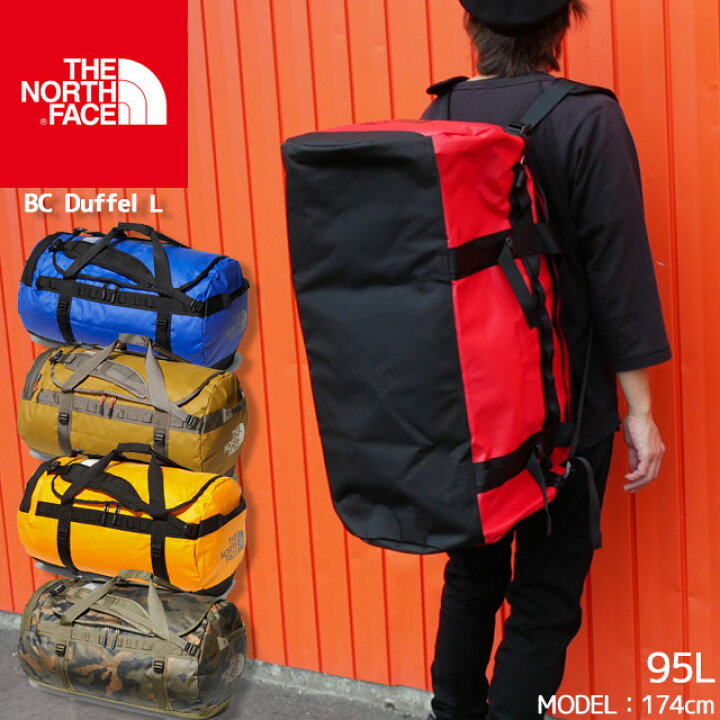 激安価格の ザ ノースフェイス The North Face ユニセックス ハイキング 登山 ボストンバッグ ダッフルバッグtnf Red Tnf Black Fucoa Cl