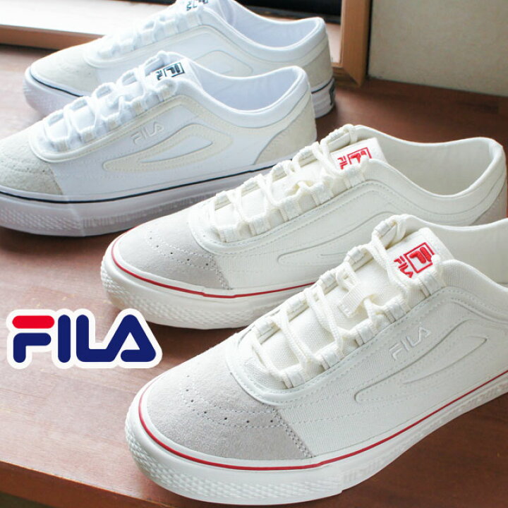楽天市場 あす楽 送料無料 フィラ Fila スニーカー メンズ クラシック ボーダー ローカット カジュアルシューズ 靴 3010 ホワイト 白 3011 オフホワイト F5117 Evid 5 シューマートワールド