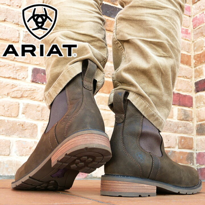 楽天市場】アリアット ARIAT メンズ サイドゴアブーツ ウェックス 