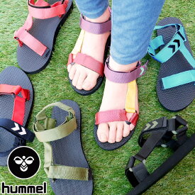 ＼最大1000円OFFクーポン有／ヒュンメル hummel メンズ レディース サンダル ストラップサンダル スポーツサンダル スポサン コンフォートサンダル カジュアルシューズ 靴 211374 マルチ ブラック 黒 ベチバー スキューバブルー ティーローズ o-sg あす楽 evid