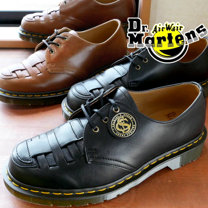 楽天市場 あす楽 ドクターマーチン Dr Martens メンズ 3ホールシューズ 1461 ウーブン ローカット カジュアルシューズ オックスフォードシューズ レザーシューズ 本革 Made In England 靴 ブラック 黒 チェスナットブラウン 送料無料 父の日