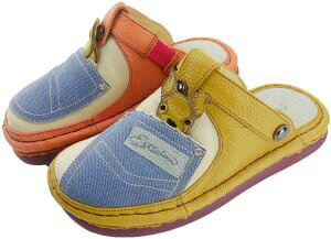 \ポイント10倍/エスタシオン 送料無料 最強翌日配送 Estacion レディース サンダル クロッグサンダル サボサンダル 本革 レザー 2WAY カジュアルシューズ コンフォートサンダル ワンちゃん 犬