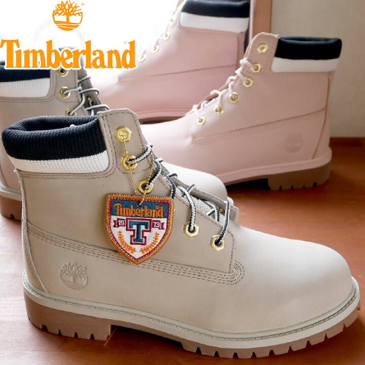 楽天市場 あす楽 ティンバーランド Timberland ブーツ キッズ ジュニア レディース プレミアム 6インチ ウォータープルーフブーツ 防水 ショートブーツ 靴 レースアップライトベージュ 0a2fkf ライトピンク 0a2gre 送料無料 Evid 6 シューマートワールド