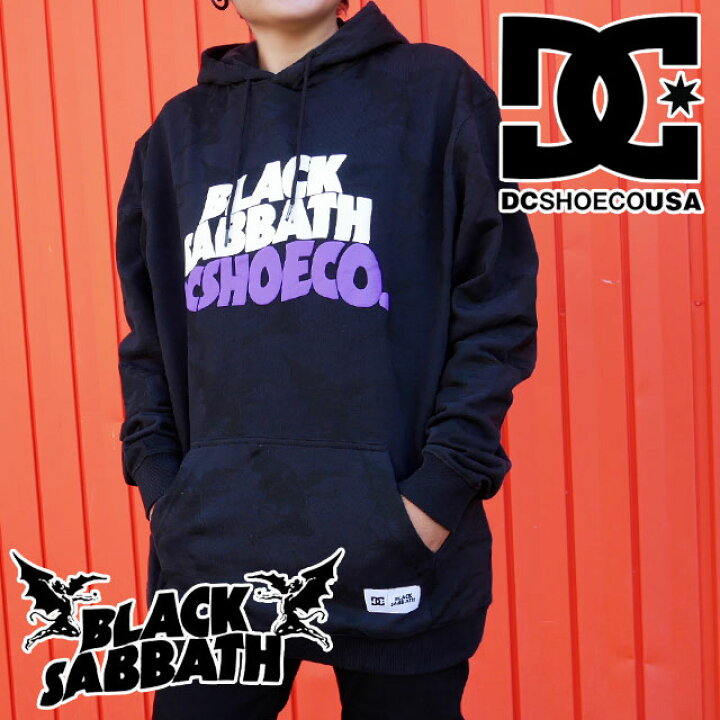 楽天市場 あす楽 ディーシーシューズ Dc Shoes メンズ レディース パーカー Dc Sabbath Ph フーディー トップス 長袖 Black Sabbath コラボ Adyft Kjv6 アパレル 服 プルオーバー 送料無料 Evid2 シューマートワールド