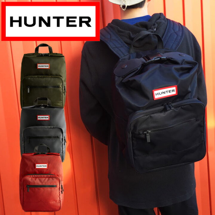 楽天市場】ハンター HUNTER バックパック メンズ UBB1204KBM ナイロン  