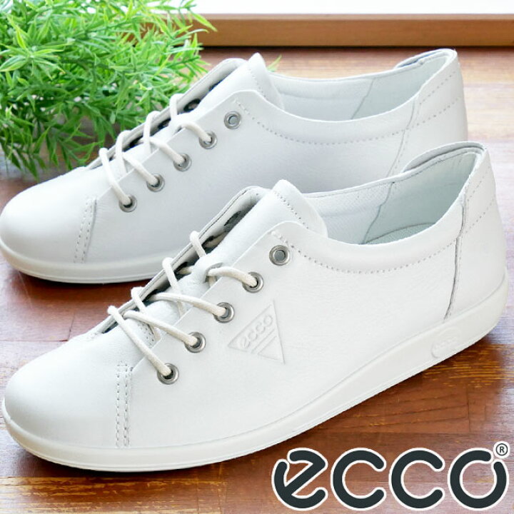 ecco [エコー] カジュアルシューズ ソフト2.0 レディース　22.5cm 楽天市場】＼最大500円クーポン有／エコー ecco レディース スニーカー ソフト 2.0 TIE レザースニーカー 紐靴 白 ホワイト  カジュアルシューズ ローカット 206503 01007 送料無料 最強翌日配送 evid : シューマートワールド