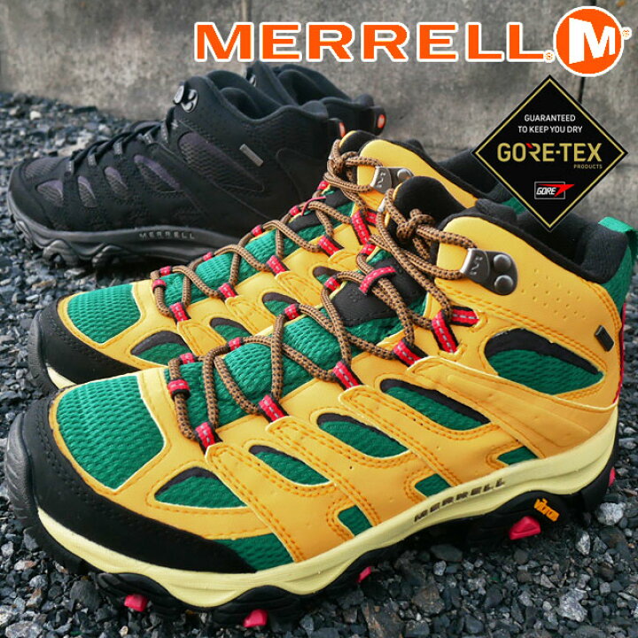 3.1万 MERRELL メレル スウェードスニーカー トレッキング27.5 金 