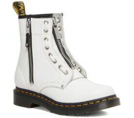 【返品交換送料無料】ドクターマーチン Dr.Martens レディース 8ホールブーツ 1460 ツインジップ ショートブーツ ジップアップ レースアップブーツ 2WAY 本革 レザーブーツ カジュアルシューズ 靴 27629001 ブラック 黒 27624100 ホワイト 白 あす楽 evid