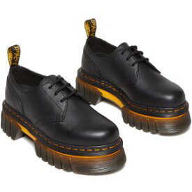 【返品交換送料無料】ドクターマーチン Dr.Martens レディース カジュアルシューズ オードリック 3i シュー 厚底 3ホール レースアップ オックスフォードシューズ チャンキーソール ローカット 30663001 ブラック 黒 本革 レザー 靴 あす楽 evid