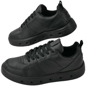 \ポイント10倍/エコー ecco レディース 厚底 スニーカー ストリート 720 W ゴアテックス 防水 ローカット カジュアルシューズ レザースニーカー レースアップ 209713 01001 ブラック 黒 01007 ホワ