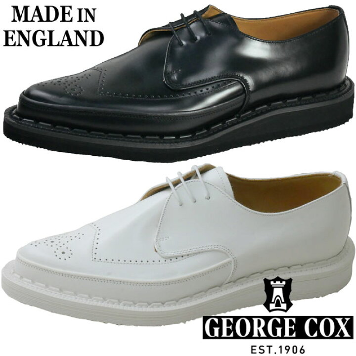 楽天市場】ジョージコックス GEORGE COX メンズ 厚底 レザーシューズ 