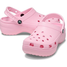 クロックス crocs レディース 厚底サンダル クラシック プラットフォーム クロッグ W クロッグサンダル サボサンダル 厚底靴 206750 001 ブラック 100 ホワイト 2Y2 ボーン 3UG ジェイドストーン 6S0 フラミンゴ カジュアルシューズ 送料無料 あす楽 evid o-sg |5