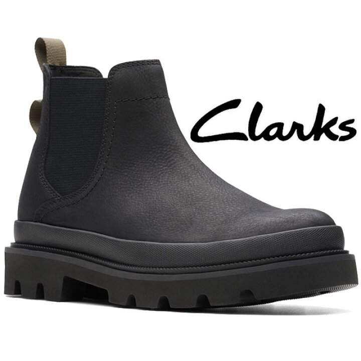 楽天市場】クラークス Clarks メンズ 厚底 サイドゴアブーツ バデル 