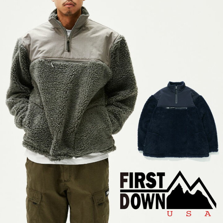 楽天市場】＼ポイント10倍／ファーストダウン FIRST DOWN メンズ ボア 