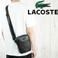 ラコステ バッグ メンズ モノグラムショルダーバッグ レディース カジュアル 鞄 カメラバッグ 斜め掛け …