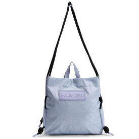 ハンター ショルダーバッグ メンズ UBS1517NRS トラベル リップストップ リサイクル ナイロン トート バッグ ショルダートート 斜め掛け 肩掛け 手持ち 耐水 ロゴ アウトドア カジュアル レディース 薄紫 ピンク 白 送料無料 evid 最強翌日配送