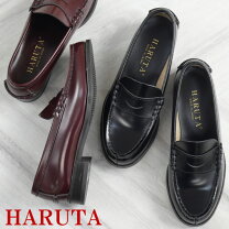 楽天市場】haruta／ハルタ 304 ブラック ローファーの通販