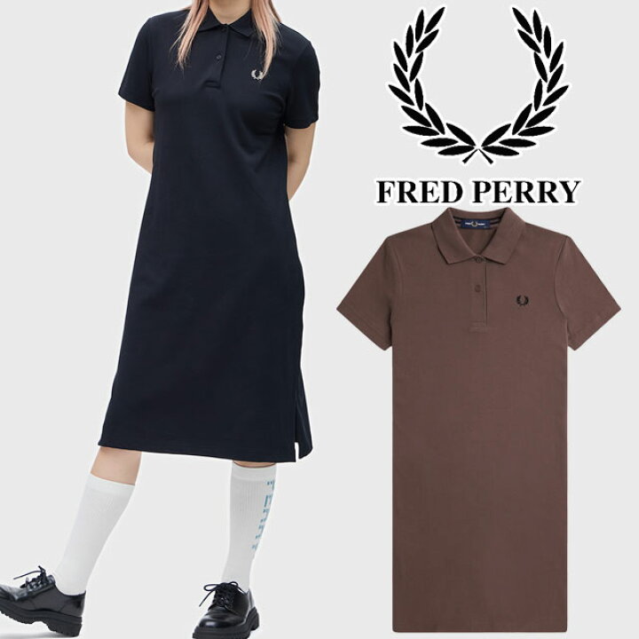 楽天市場】フレッドペリー ワンピース 半袖 レディース スプリット  
