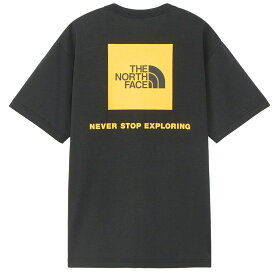 ザ・ノースフェイス Tシャツ メンズ NT32447 ショートスリーブバックスクエアーロゴティー トップス カットソー ウェア アウトドア キャンプ シンプル プリント 白 灰色 黄色 黒 メール便送料無料 evid