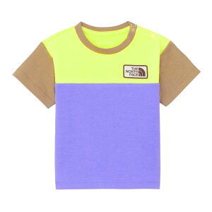 \最大6%クーポン有/ザ・ノース・フェイストップス Tシャツ キッズ ベビー NTB32338 ショートスリーブTNFグランドティー ベビーウエア ベビー服 半袖 肩ボタン 赤ちゃん ベイビー 出産祝い 子