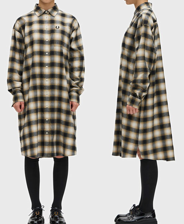 楽天市場】＼ポイント6倍／フレッドペリー シャツワンピース  