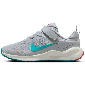 \ポイント10倍/ナイキ スニーカー キッズ 男の子 レボリューション 7 (PSV) ジュニア ローカット FB7690 008 ウルフグレー/ダスティカクタス 子供用運動靴 送料無料 最強翌日配送 evid |5