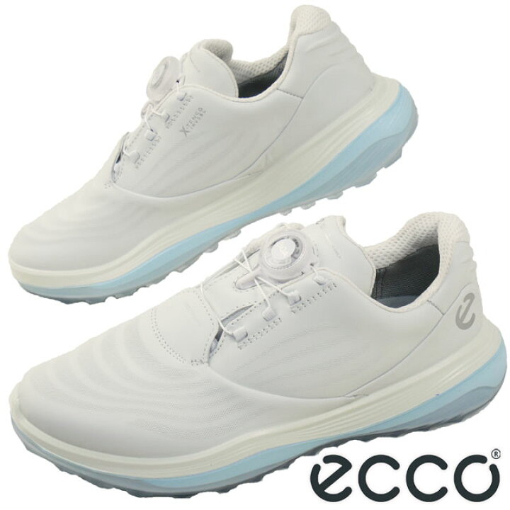 楽天市場】エコー ゴルフシューズ レディース GOLF LT1 防水 レザー 