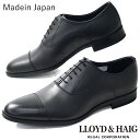 リーガル 社製 ロイドアンドヘイグ ビジネスシューズ メンズ 内羽根 ストレートチップ 紳士靴 黒 革靴 フォーマル ドレスシューズ 日本製 冠婚葬祭 レザーシューズ 通勤 仕事 ブラック 本革 LH01 送料無料 最強翌日配送 evid
