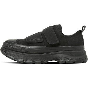 \ポイント10倍/コンバース オールスター トレックウエーブ V-2 OX 厚底靴 レディース スニーカー メンズ ベルクロ 5cmヒール エクリュ 31314860 ブラック 31314861 送料無料 最強翌日配送 evidr |6