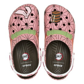 クロックス 鬼滅の刃 クロッグサンダル レディース 禰豆子 エコークロッグ コラボモデル メンズ コンフォートサンダル カジュアルシューズ サボサンダル 麻の葉模様 212433 90H マルチ 靴 送料無料 最強翌日配送 evid