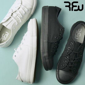 RFW メンズ スニーカー サンドウィッチ ロー ヘリテージ 2（スタンダードプロダクツ） ローカット キャンバススニーカー 履きやすい 紐靴 オールホワイト ブラック R-2339381 アールエフダブリュー 送料無料 最強翌日配送 evid