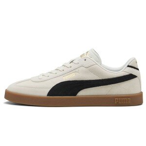 \ポイント10倍/プーマ スニーカー レディース PUMA CLUB 2 ERA スウェード ローカット カジュアルシューズ 400717 01 プーマブラック-アルパインスノー 10 ベイパーグレー-プーマブラック 黒 灰色
