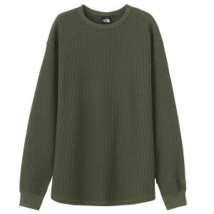 ザ・ノース・フェイス ロングTシャツ メンズ NT62436 ロングスリーブウォームワッフルクルー 長袖 Tシャツ レディース トップス 服 アパレル ウエア 黒 紺 白 灰 カーキ 最強翌日配送 送料無料