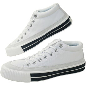 ＼ポイント10倍／RFW メンズ スニーカー ベーグルミッドSTD1 ミッドカット キャンバスニーカー 履きやすい 紐靴 ホワイト ブラック R-2530471 アールエフダブリュー 送料無料 最強翌日配送 evidr