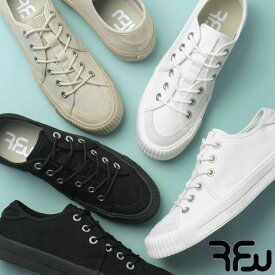 RFW メンズ スニーカー サンドウィッチ ロー HRG1 ローカット キャンバススニーカー 履きやすい 紐靴 オフホワイト ブラック トープ R-2530462 アールエフダブリュー 送料無料 最強翌日配送 evidr