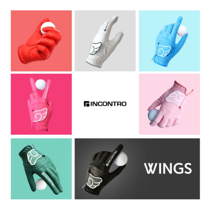 楽天市場】【洗える！スマホ対応】INCONTRO WINGS ゴルフグローブ 左手 