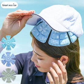 アイスキャップ アイスパッド ヘッドクール 帽子 熱中症対策 夏 猛暑 冷却 冷感 涼しい 冷やす クールダウン パッド 大人 子供 ヘルメット 自転車 アウトドア 工事現場 冷却グッズ 頭冷やす smart eco ice スマートエコアイス pcm NASA キッズ こども